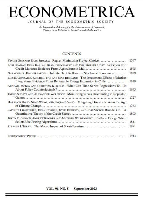 Paper: The Investment Effects of Market Integration: Evidence From Renewable Energy Expansion in Chile