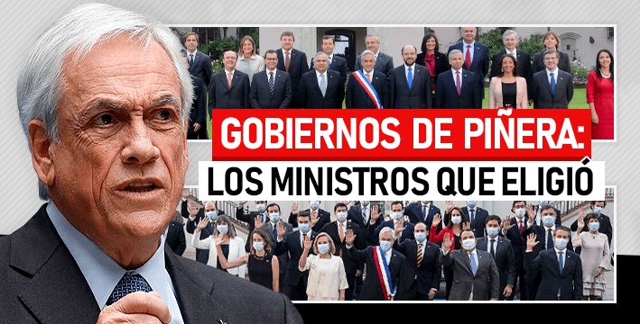 El 40% era RN y once lo acompañaron en ambos gobiernos: Los 83 ministros que tuvo Piñera