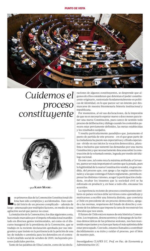 Cuidemos el proceso constituyente