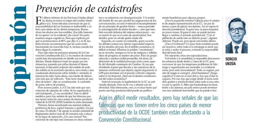 Prevención de catástrofes