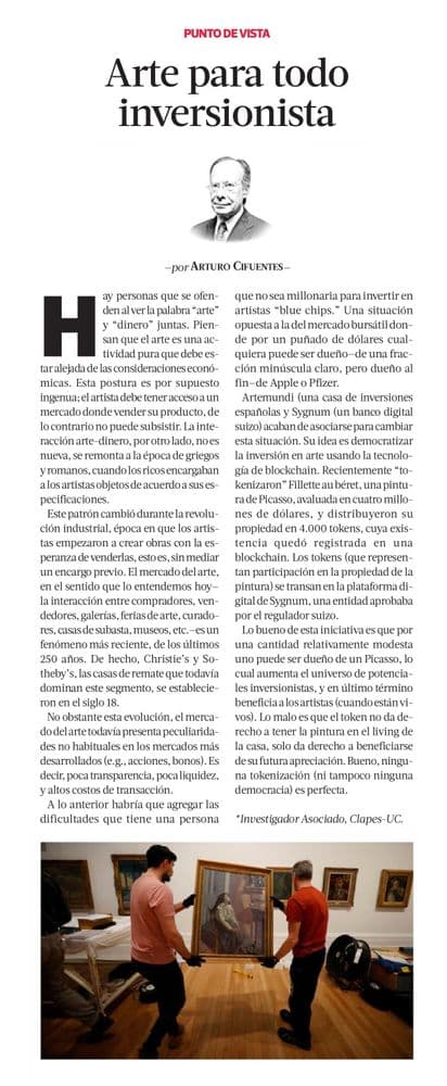 Arte para todo inversionista