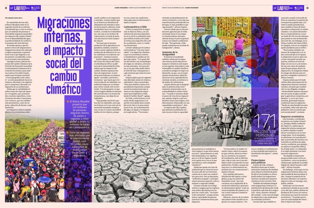 Migraciones internas, el impacto Social del cambio climático