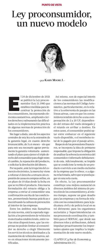 Ley proconsumidor, un nuevo modelo