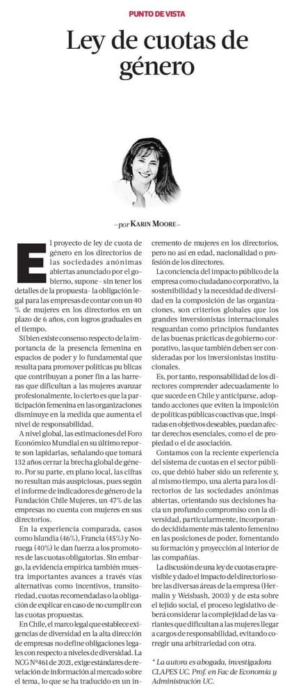 Ley de cuotas de género