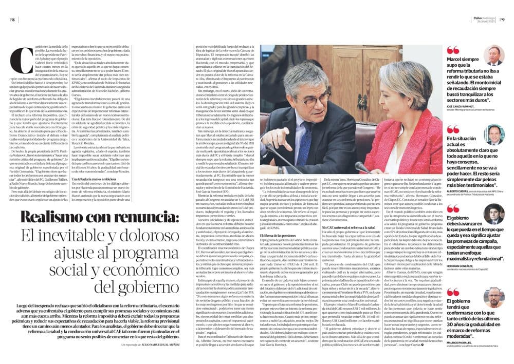 Realismo con renuncia: El inevitable y doloroso ajuste al programa social y económico del gobierno