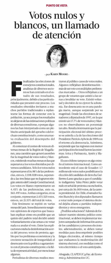 Votos nulos y blancos, un llamado de atención