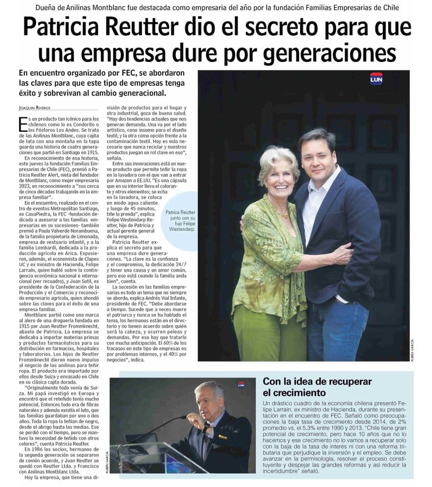 El director Clapes UC, Felipe Larraín expuso sobre la contingencia económica nacional e internacional en encuentro FEC
