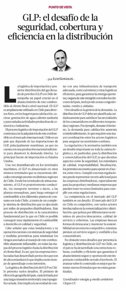 GLP: el desafío de la seguridad, cobertura y eficiencia en la distribución