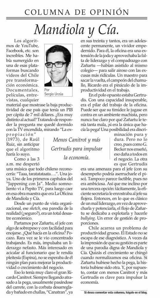 Mandiola y Cía.