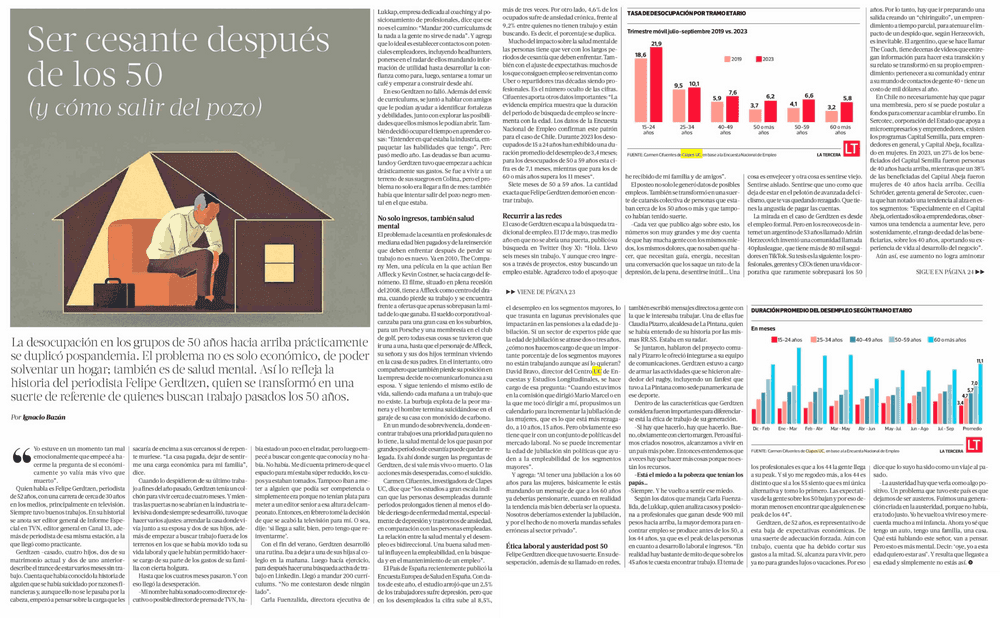 Ser cesante después de los 50 (y cómo salir del pozo)