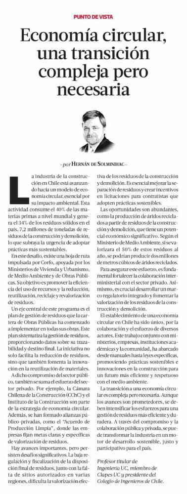 Economía circular, una transición compleja pero necesaria