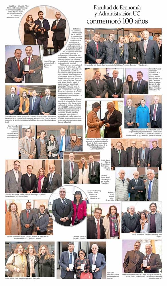 Facultad de Economía y Administración UC conmemoró 100 años
