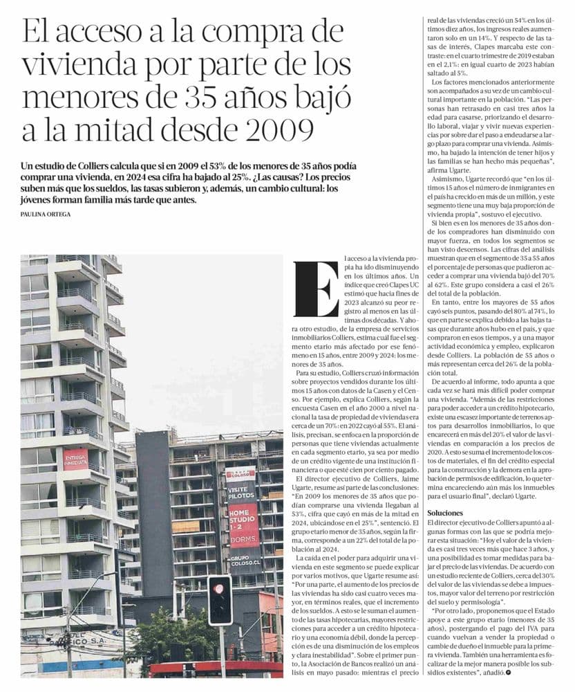 El acceso a la compra de vivienda por parte de los menores de 35 años bajó a la mitad desde 2009