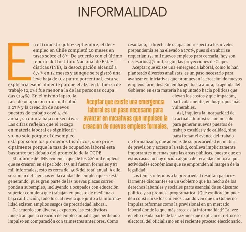 Informalidad