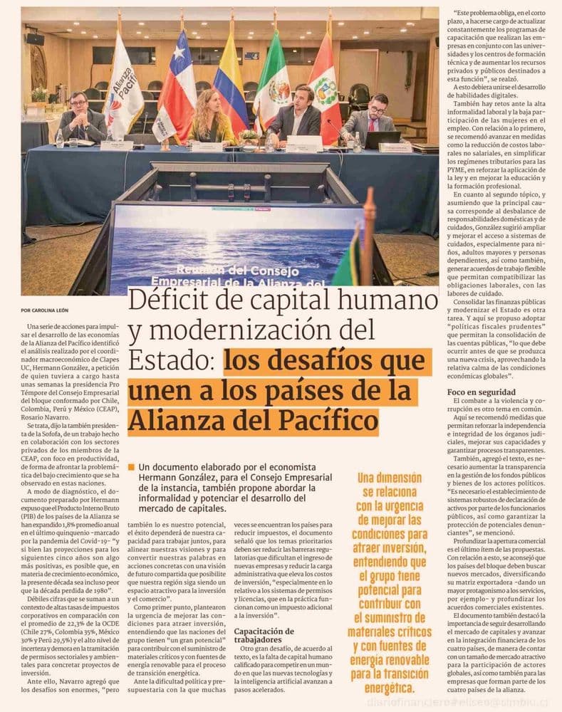 Déficit de capital humano y modernización del Estado: los desafíos que unen a los países de la Alianza del Pacífico