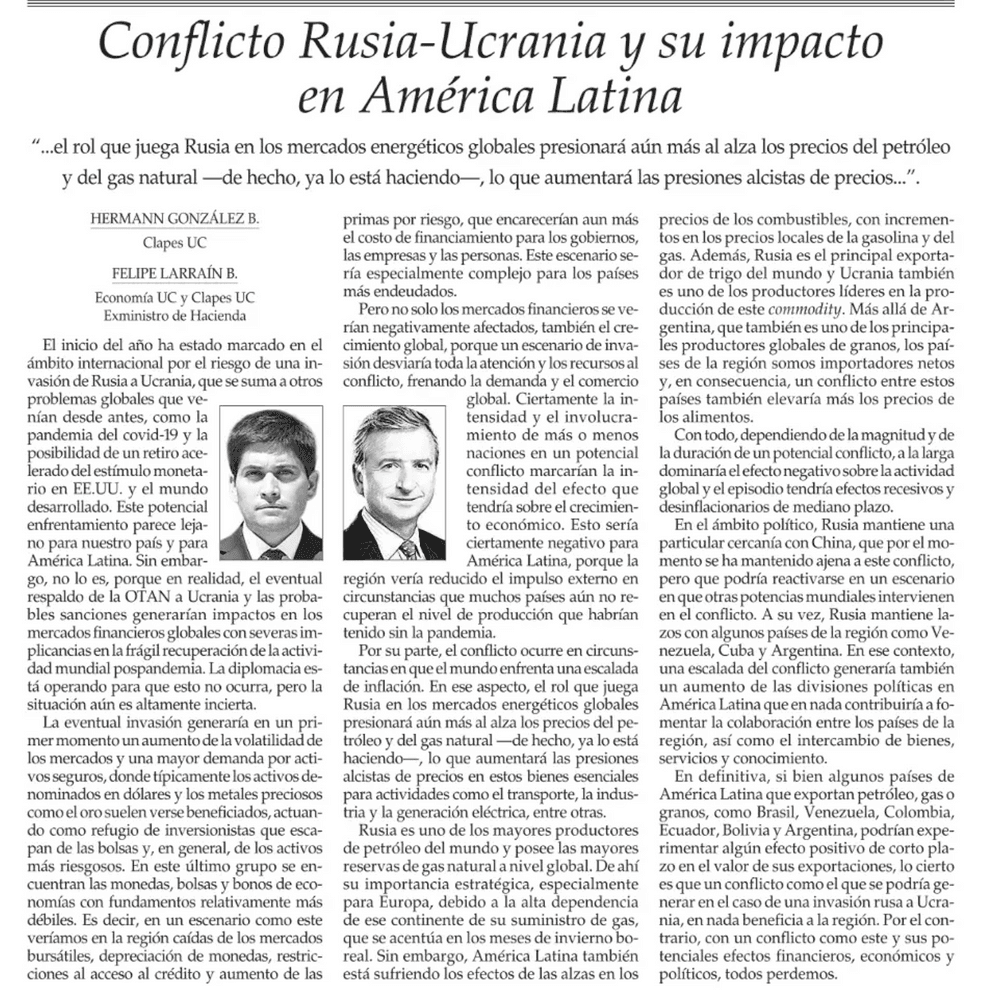 Conflicto Rusia-Ucrania y su impacto en América Latina