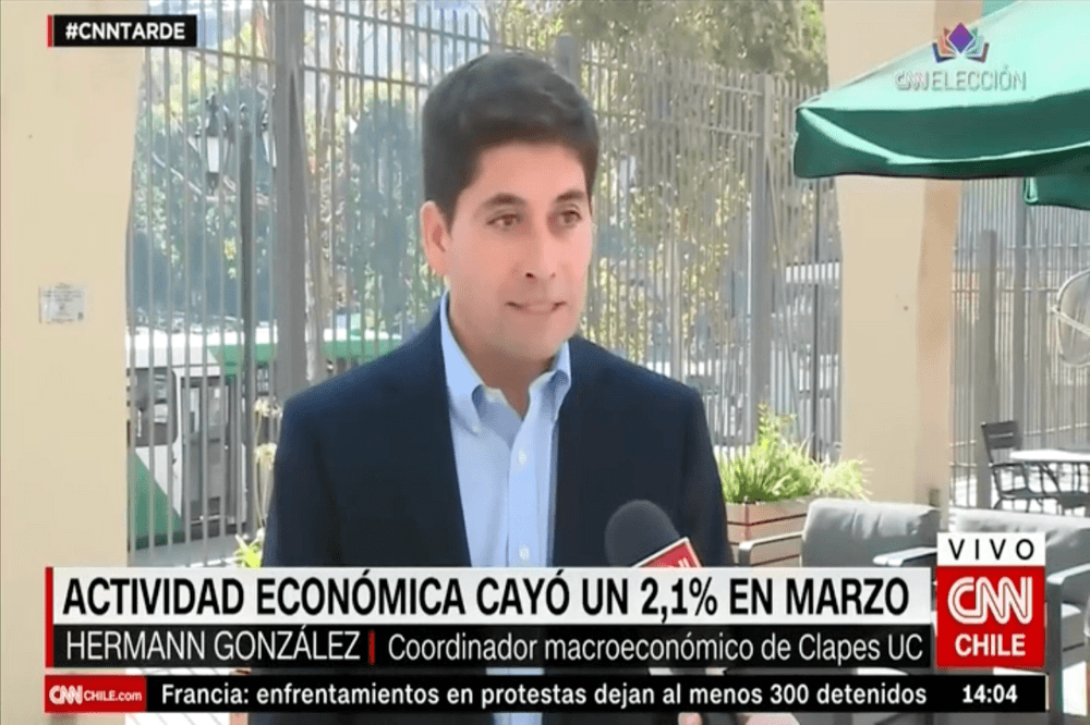 Hermann González sobre la actividad económica en CNN