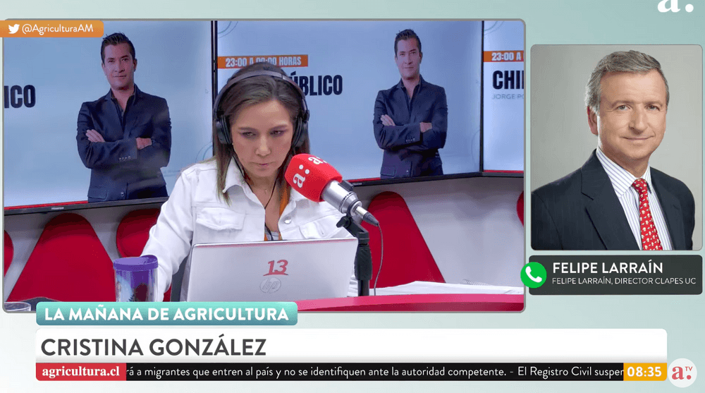 Entrevista Felipe Larraín, director de CLAPES UC sobre cómo se viene el 2025