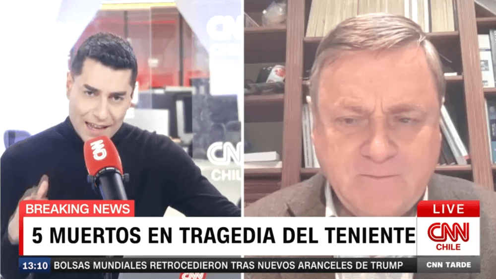 Entrevista al miembro del comité ejecutivo de CLAPES UC, Hernán de Solminihac sobre la tragedia ocurrida en la división El Teniente de Codelco