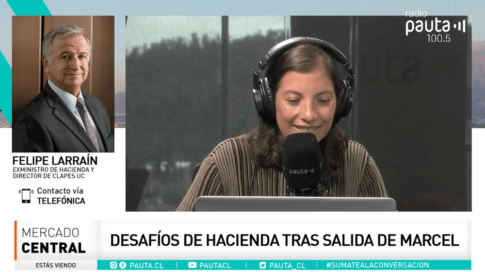 Entrevista a Felipe Larraín, director de CLAPES UC tras salida de Marcel, ministro de Hacienda