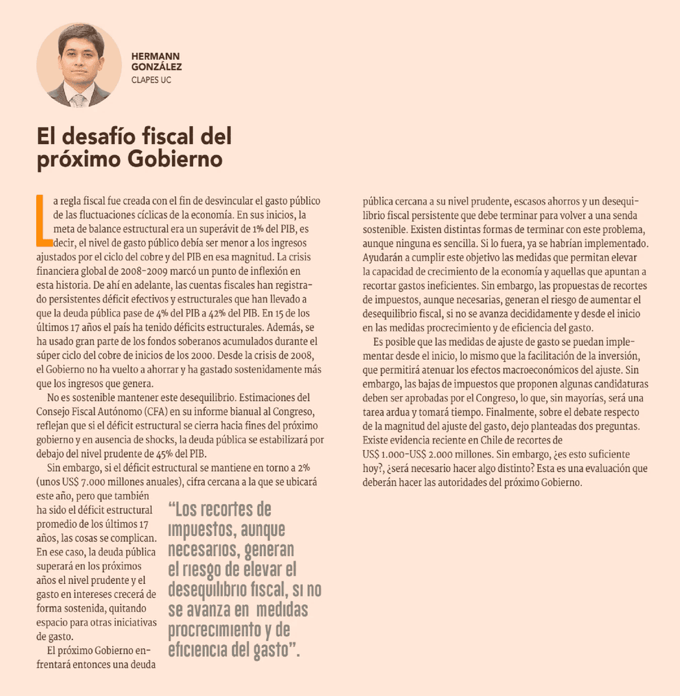 El desafío fiscal del próximo Gobierno 