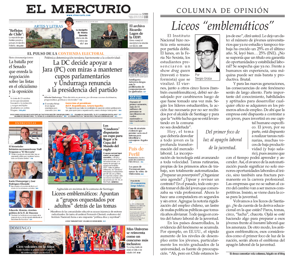 Liceos “emblemáticos”