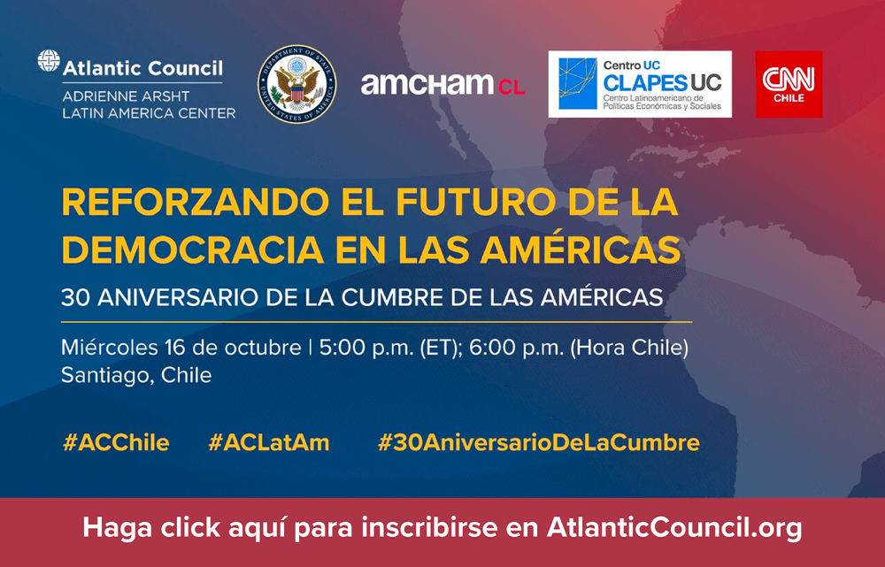Evento "Reforzando el Futuro de la Democracia en las Américas"