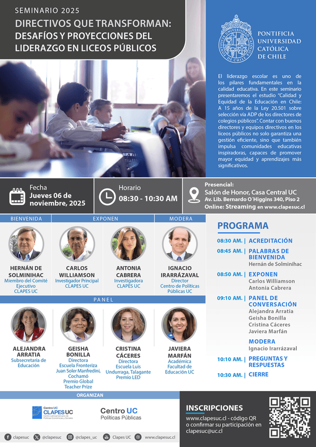 Clapes UC | Seminario CLAPES UC: Directivos que transforman: desafíos y ...