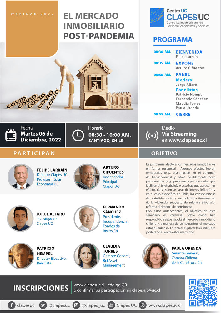 Webinar CLAPES UC: El Mercado Inmobiliario Post-Pandemia