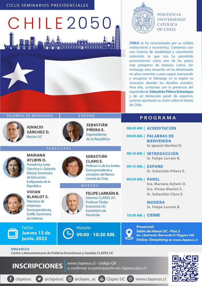CICLO SEMINARIOS PRESIDENCIALES CLAPES UC: Chile 2050
