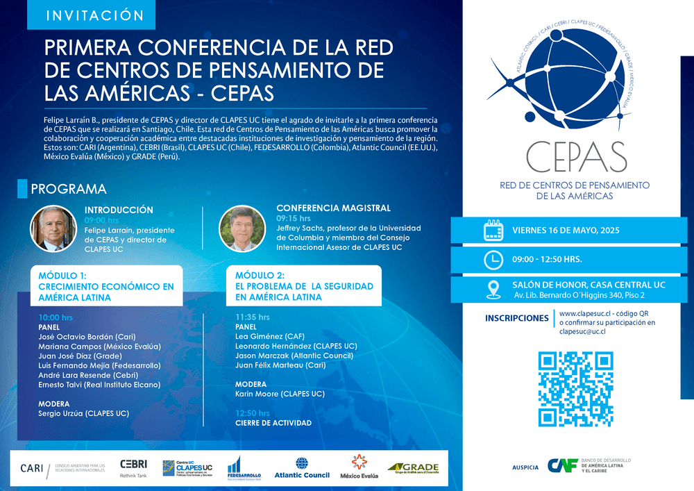 Primera Conferencia de la Red de Centros de Pensamiento de las Américas - CEPAS
