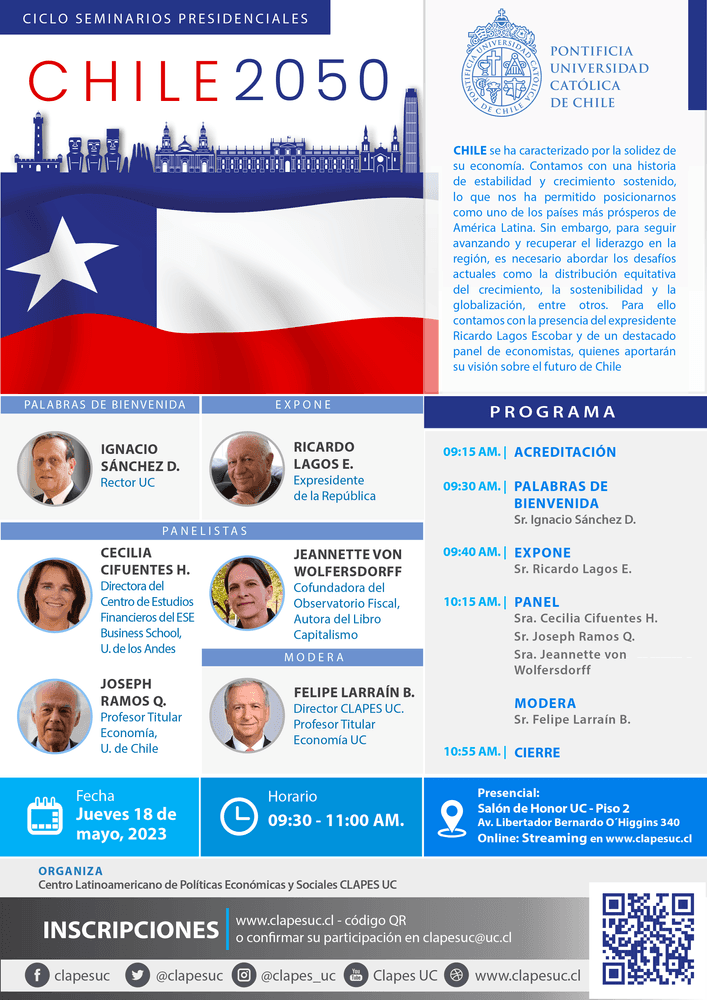 CICLO SEMINARIOS PRESIDENCIALES CLAPES UC: Chile 2050