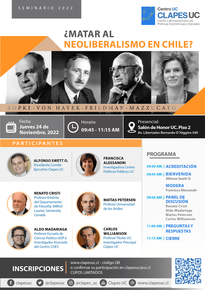 Seminario CLAPES UC: ¿Matar al Neoliberalismo en Chile?
