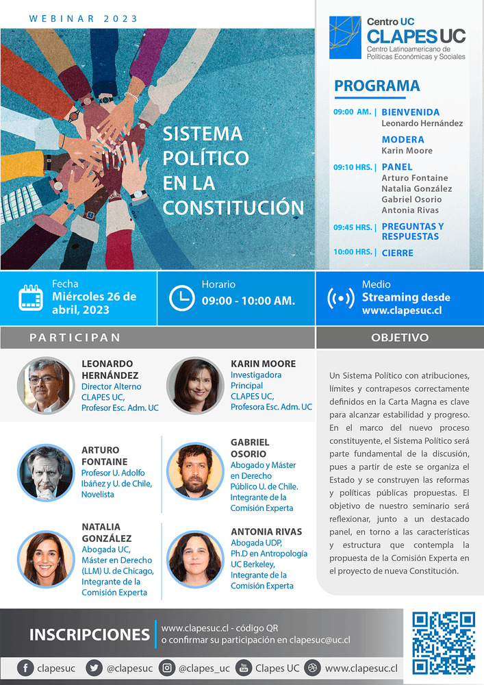 Webinar CLAPES UC: Sistema Político en la Constitución