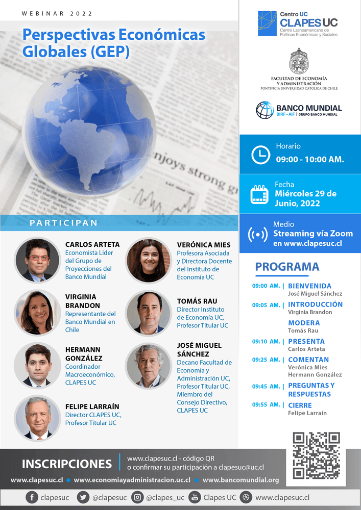 Webinar CLAPES UC: "Perspectivas Económicas Globales (GEP)"