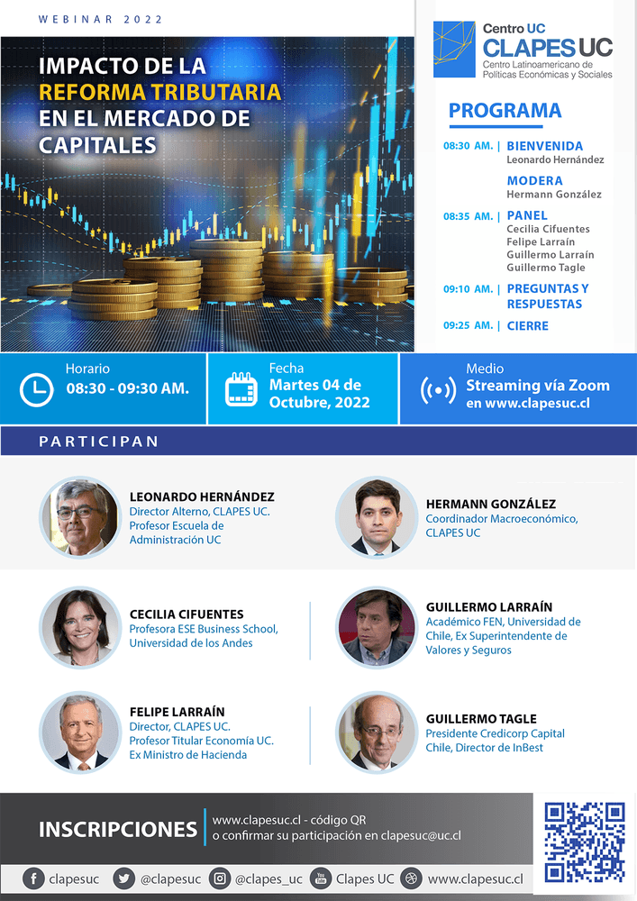 Webinar CLAPES UC: Impacto de la Reforma Tributaria en el Mercado de Capitales