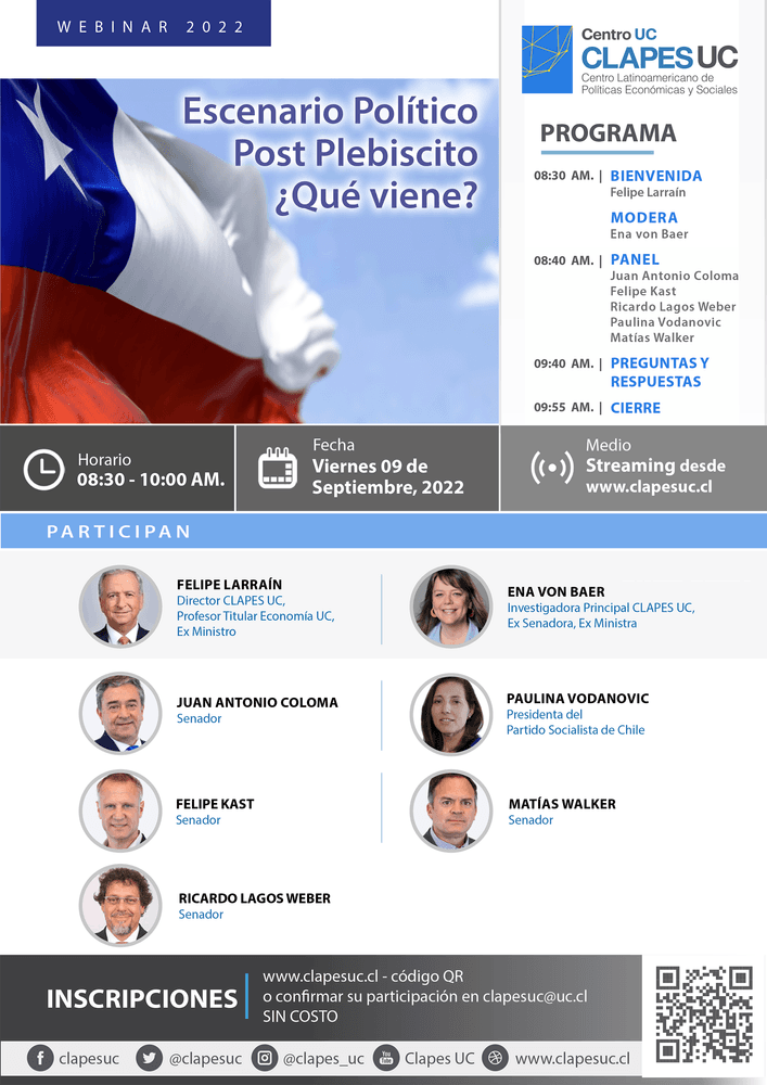 Webinar CLAPES UC: Escenario Político Post Plebiscito ¿Qué viene?