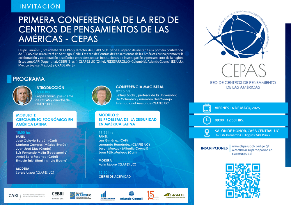 Primera Conferencia de la Red de Centros de Pensamientos de las Américas - CEPAS