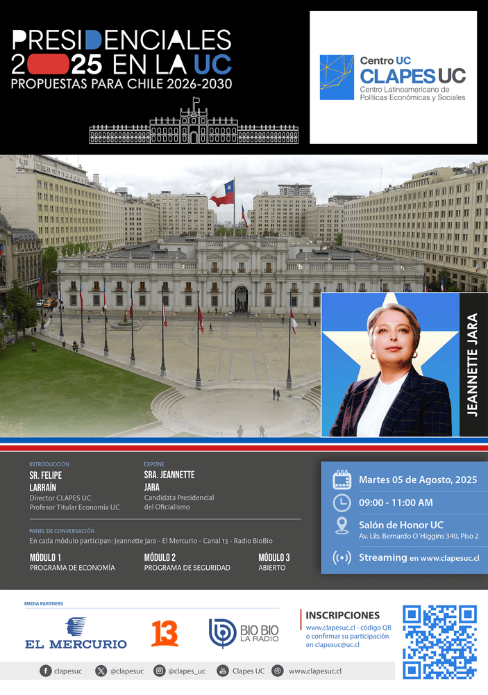 Seminarios Presidenciales 2025: Propuestas para Chile 2026-2030 | Conversando con Jeannette Jara
