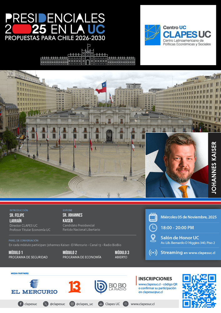 Seminarios Presidenciales 2025: Propuestas para Chile 2026-2030 | Conversando con Johannes Kaiser