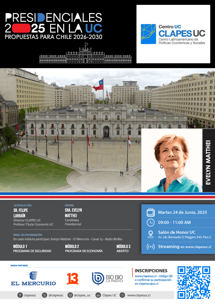 Seminarios Presidenciales 2025: Propuestas para Chile 2026-2030 | Conversando con Evelyn Matthei