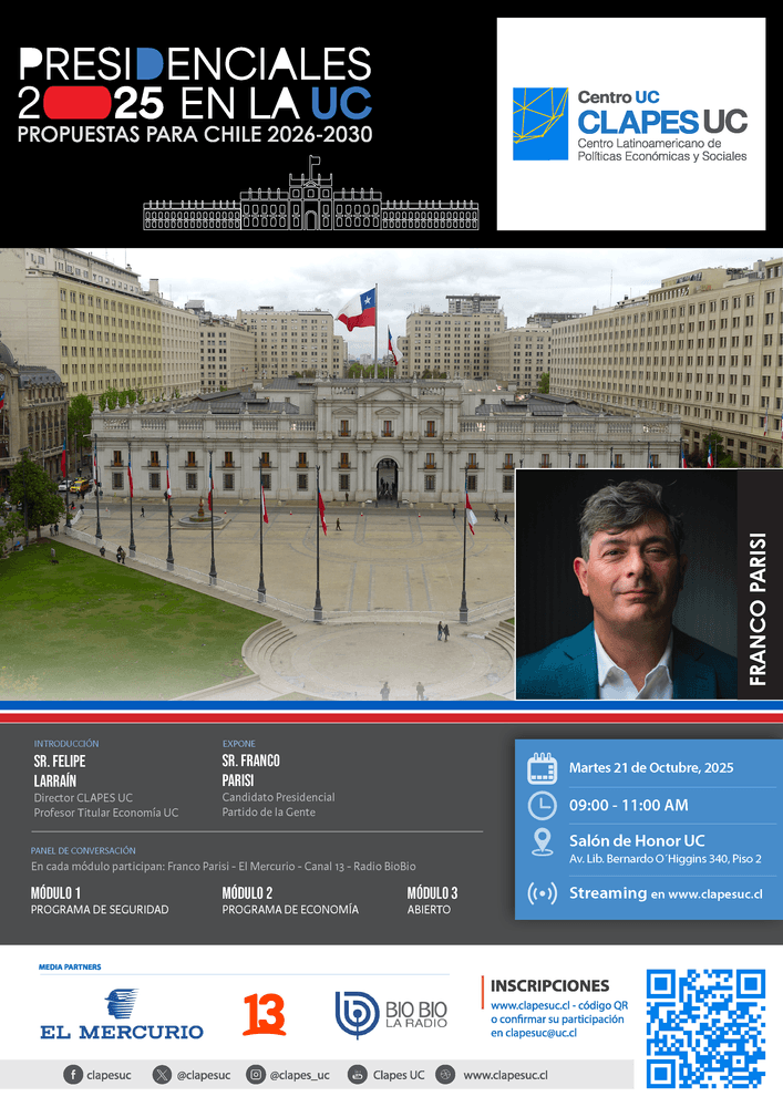 Seminarios Presidenciales 2025: Propuestas para Chile 2026-2030 | Conversando con Franco Parisi