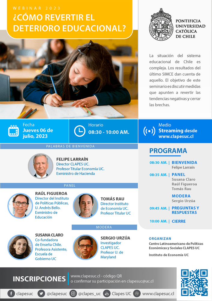 Webinar: ¿Cómo revertir el deterioro educacional?