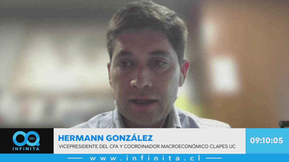 Entrevista a Hermann González, coordinador macroeconómico de CLAPES UC sobre el último informe de CFA y el IPOM