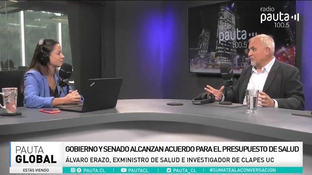 Entrevista a Álvaro Erazo, investigador principal de CLAPES UC sobre el presupuesto de salud