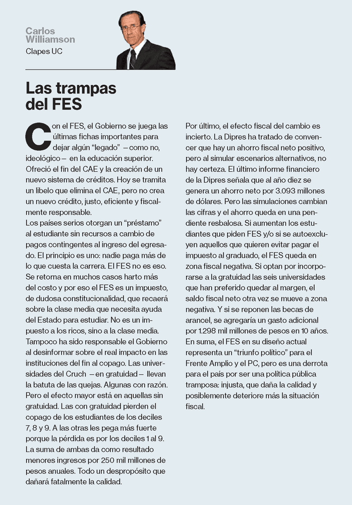 Las trampas del FES