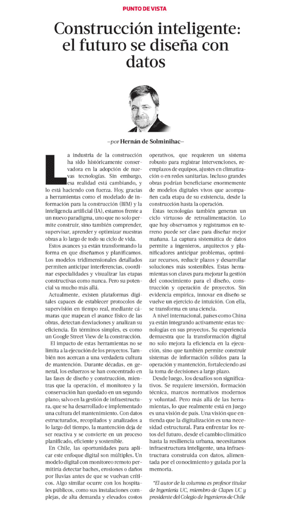Construcción inteligente: el futuro se diseña con datos