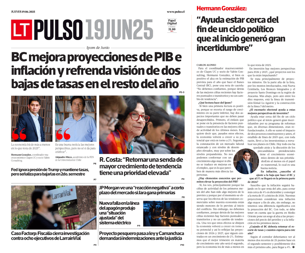 Hermann González: “Ayuda estar cerca del fin de un ciclo político que al inicio generó gran incertidumbre”