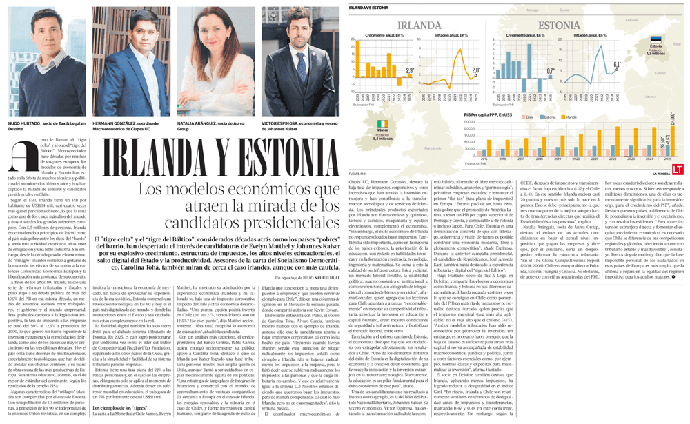 Irlanda y Estonia: Los modelos económicos que atraen la mirada de los candidatos presidenciables