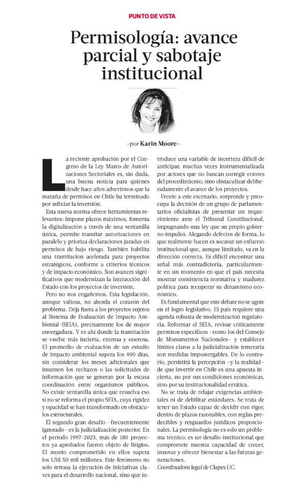 Permisología: avance parcial y sabotaje institucional